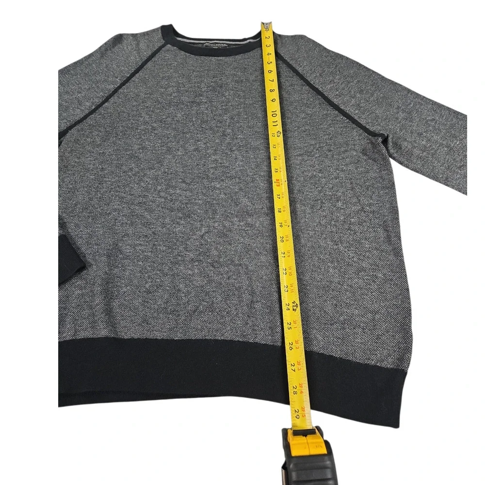 Banana Republic Men XL Dark Gray Pima Cotton Cashmere Blend Sweater Pullover EUC